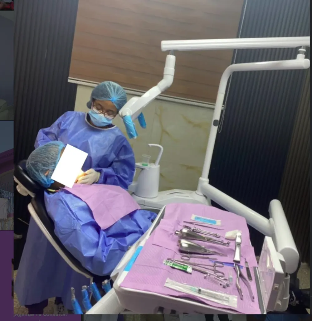 Procedimiento dental con instrumental estéril